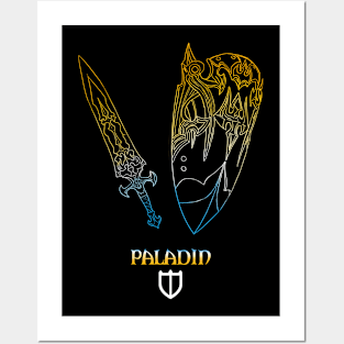 Paladin Fantasy Job Weapon Posters and Art